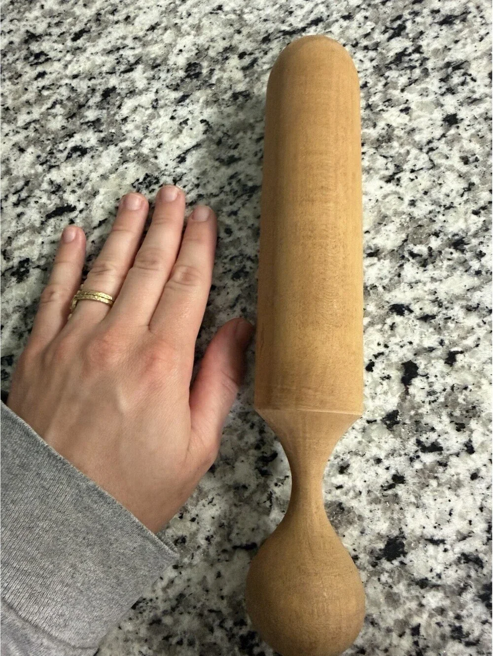 Antique Wooden Potato Masher/Pestle Kitchen Utensil Vtg
